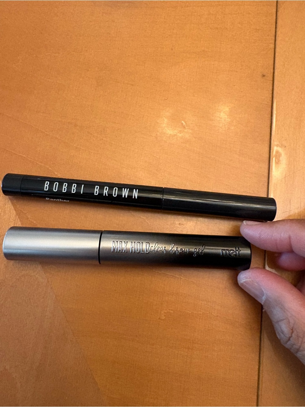 Lot of Bobbi Brown Cream Eyeliner Stick, Panther and Melt Cosmetics Brow Gel